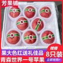 现货青森世界一号大苹果8 9只圣诞果礼物平安果节日送礼平安夜