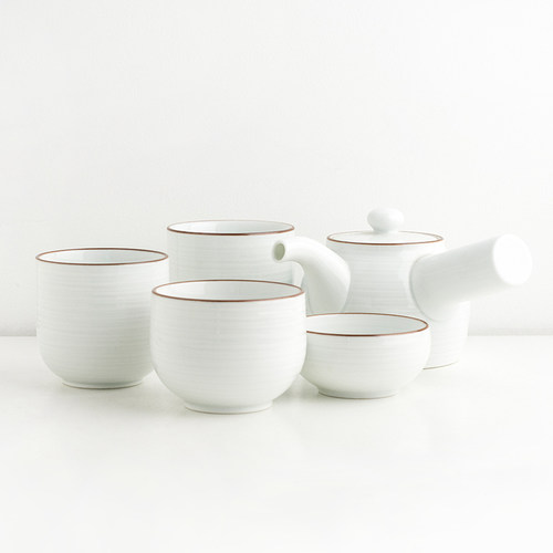 波佐见烧hakusan白磁品茗杯陶器