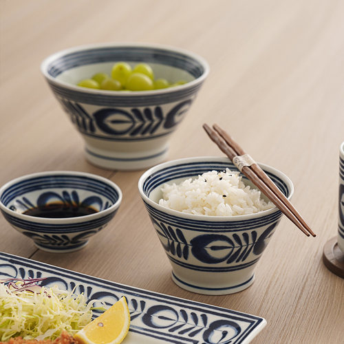 波佐见烧陶瓷日式斗笠碗一人食