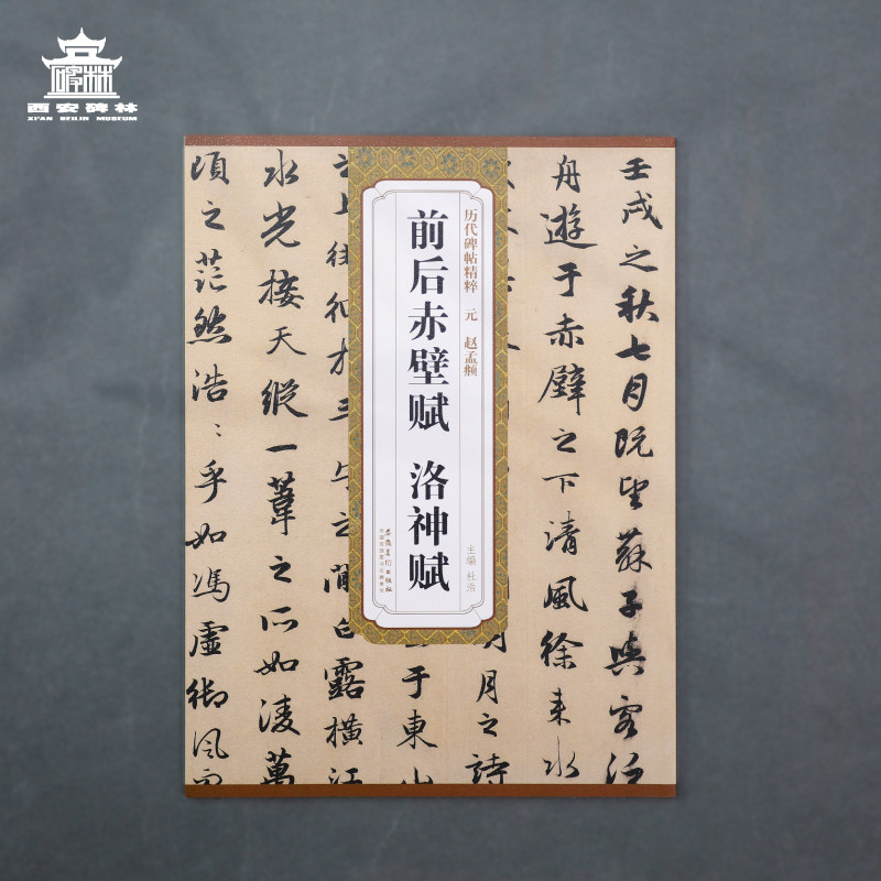 西安碑林博物馆 《历代碑帖精粹·元赵孟頫前后赤壁赋 洛神赋》 初学者临摹入门行书毛笔书法字帖 旁附简体注释怎么样,好用不?