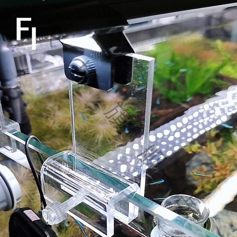 鱼缸灯支架亚克力吉印灯托架海水LED盖过滤盒水族箱灯照明增高