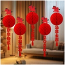 2026马年生肖挂饰春节过新年门挂装 旦氛围布置拉花小灯笼吊饰 饰元