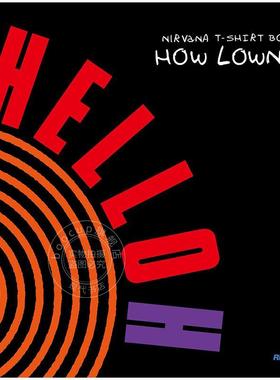 进口日文 NIRVANA复古T恤图鉴 涅槃乐队  NIRVANA T SHIRT BOOK HOW LOWNG