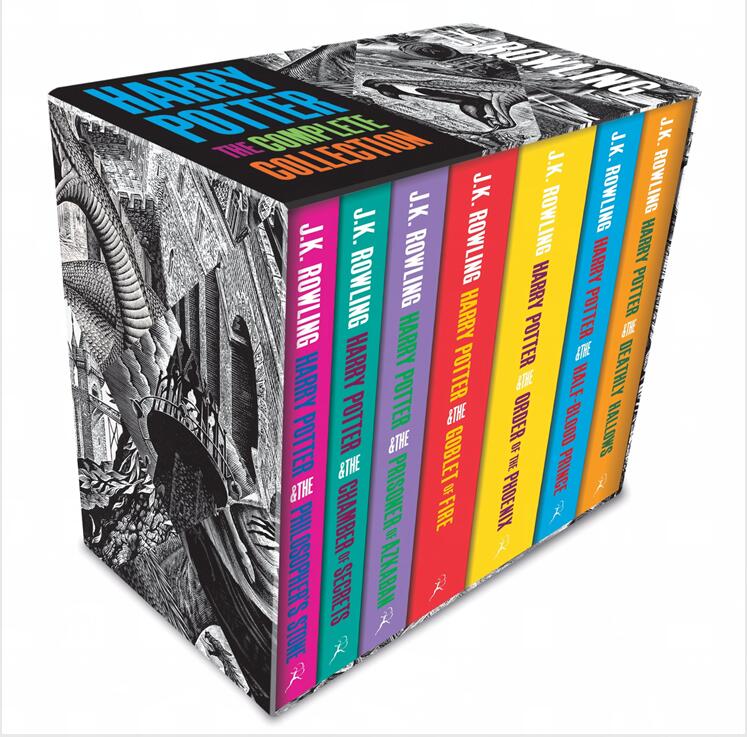 现货 哈利波特1-7全集 Bloomsbury出版 英国版 英文原版小说 英文版 Harry Potter1-7 JK罗琳 哈利波特与魔法石