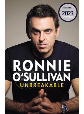 现货 坚不可摧：世界上伟大的斯诺克选手坚定不移的回忆录 火箭奥沙利文自传 英文原版 Unbreakable