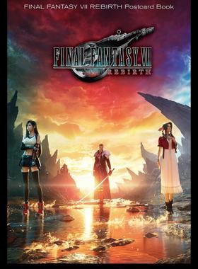 现货 进口日文 明信片书 FF7 REBIRTH 最终幻想7 final fantasy VII rebirthファイナルファンタジーVII リバース ポストカードブ