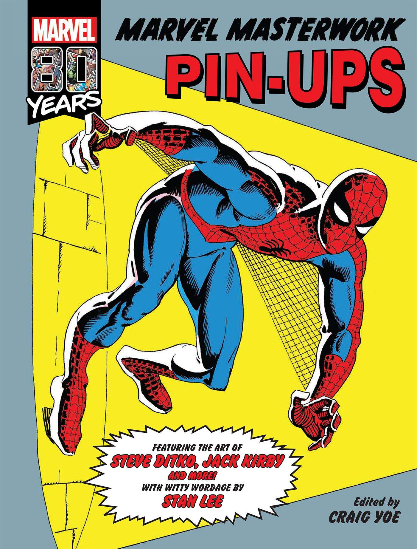 现货 漫威80周年纪念艺术画册画集 精装大开本 英文原版 Marvel Masterwork Pin-ups 美漫周边收藏 漫画杰作人物画报
