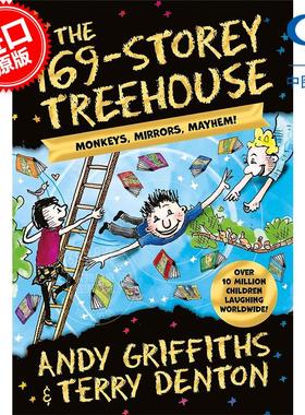 树屋故事系列13：169层的树屋 儿童章节书 安迪·格里菲斯 Andy Griffiths 英文原版 The 169-Storey Treehouse 7-11岁