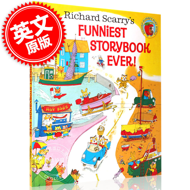 斯凯瑞:很棒的故事集 英文原版 richard scarrys funniest storybook