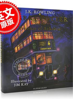 现货 哈利波特与阿兹卡班的囚徒 精装 大开本 彩绘插画版第三部 英文原版 Harry Potter and the Prisoner of Azkaban3【中图原版