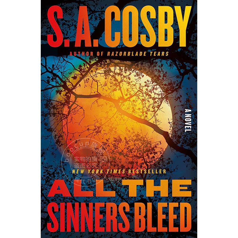 现货 所有罪人都流血 剃刀之泪作者SA寇司比 惊悚悬疑小说 英文原版 All The Sinners Bleed