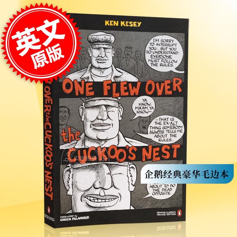 现货 飞越疯人院 肯克西 企鹅经典豪华毛边本 英文原版 One Flew Over the Cuckoo's Nest Penguin Classics Deluxe Edition