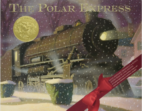 现货 极地特快 英文原版 Polar Express 30th Anniversary Edition 30周年版 凯迪克金奖 儿童绘本  克利斯·凡·艾斯博格
