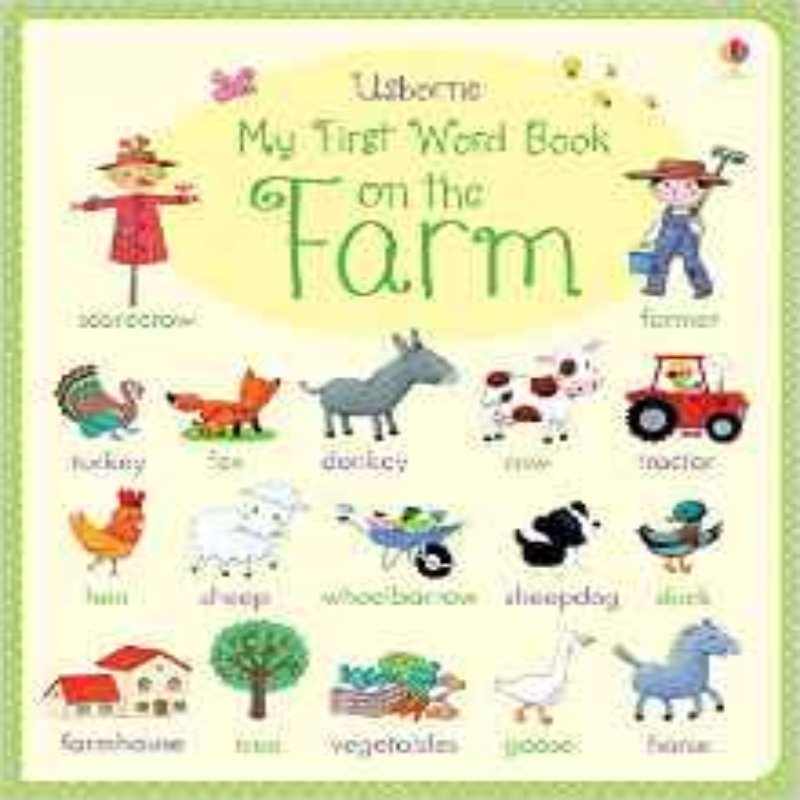 现货 英文原版 My First Word Book on the Farm(Usborne)图片