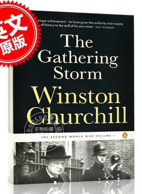 预售 第二次世界大战回忆录卷1 英文原版 风云紧急 The Second World war 1: THE Gathering Storm