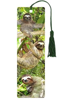 树懒3D书签 文创周边 Peter Pauper Press 英文原版  Sloths 3-D Bookmark