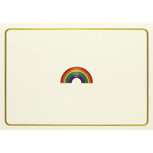 彩虹 明信片信封贺卡 文创周边 Peter Pauper Press 英文原版  Rainbow Note Cards