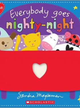 现货 英文原版 Everybody Goes Nighty-Night 大家都晚安 幼儿睡前故事