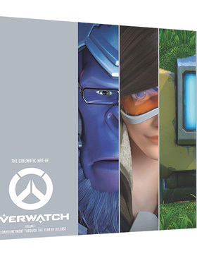 现货 守望先锋电影艺术画册设定集 英文原版The Cinematic Art of Overwatch TGA获奖游戏 暴雪动画原画设计手稿画集 周边 精装