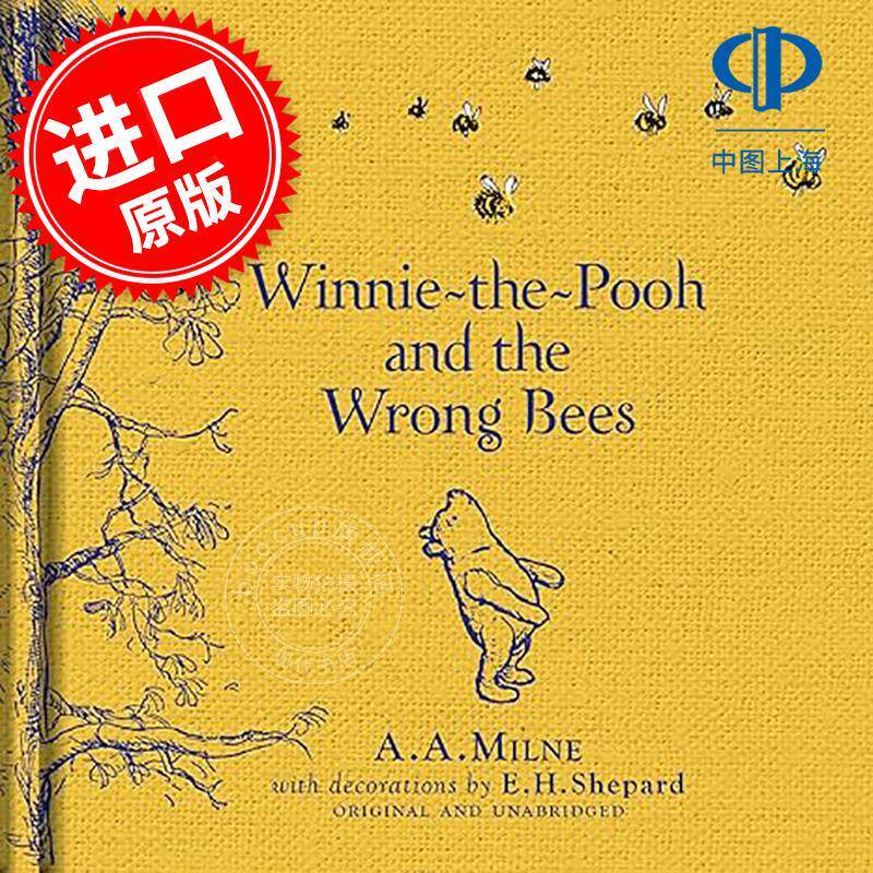 现货 小熊维尼和错误的蜜蜂 儿童绘本故事书 米尔恩 英文原版 Winnie-the-Pooh and the Wrong Bees 5-9岁