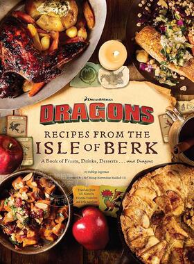 预售 梦工厂驯龙高手：博克岛食谱 动画电影周边书 英文原版 DreamWorks Dragons: Recipes from the Isle of Berk