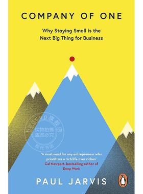 预售 一家公司：为什么保持小规模是企业的下一件大事 英文原版 Company of One by Paul Jarvis