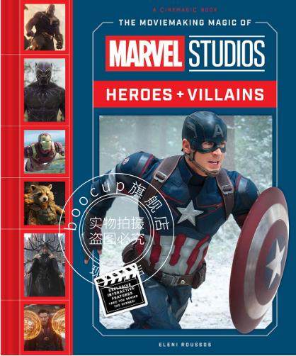 现货 漫威影业幕后制作魔法：英雄与反派 英文原版 Moviemaking Magic of Marvel Studios 钢铁侠 漫威电影宇宙角色 复仇者联盟