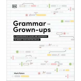 Grown 新书预订 综合指南和练习册 英文原版 Grammar 社 提高写作技巧 DK出版 Ups 预售 for 成人语法指南
