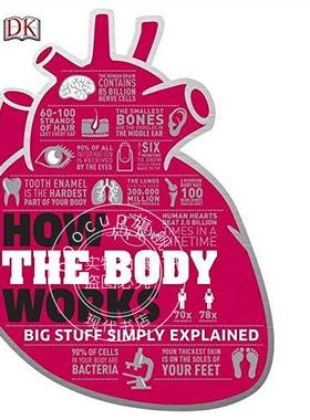 现货 身体是如何运作的：可视化图解案例 英文原版 How the Body Works: The Facts Visually Explained 精装 DK百科系列