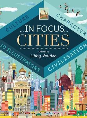 现货 聚焦城市In Focus: Cities 英文原版 精装大开本翻翻书 世界十大城市文化社会历史特征 Libby Walden 儿童科普百科书籍