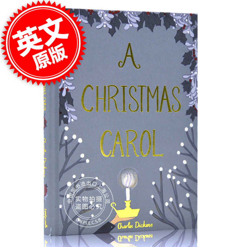 现货 圣诞颂歌 英文原版 Charles Dickens A Christmas Carol wordsworth 查尔斯狄更斯 精装收藏版