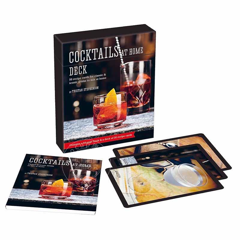 在家调制鸡尾酒:50种经典和标志性饮品的配方卡 英文原版 Cocktails at Home Deck: 50 recipe cards for classic & iconic drink