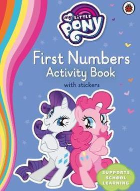 现货 现货 小马宝莉 数字 英文原版 My Little Pony First Numbers Activity Bo 儿童读物 贴纸书