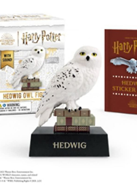 现货 哈利·波特：海德薇猫头鹰有声雕像 进口套装 Harry Potter: Hedwig Owl Figurine: With Sound!
