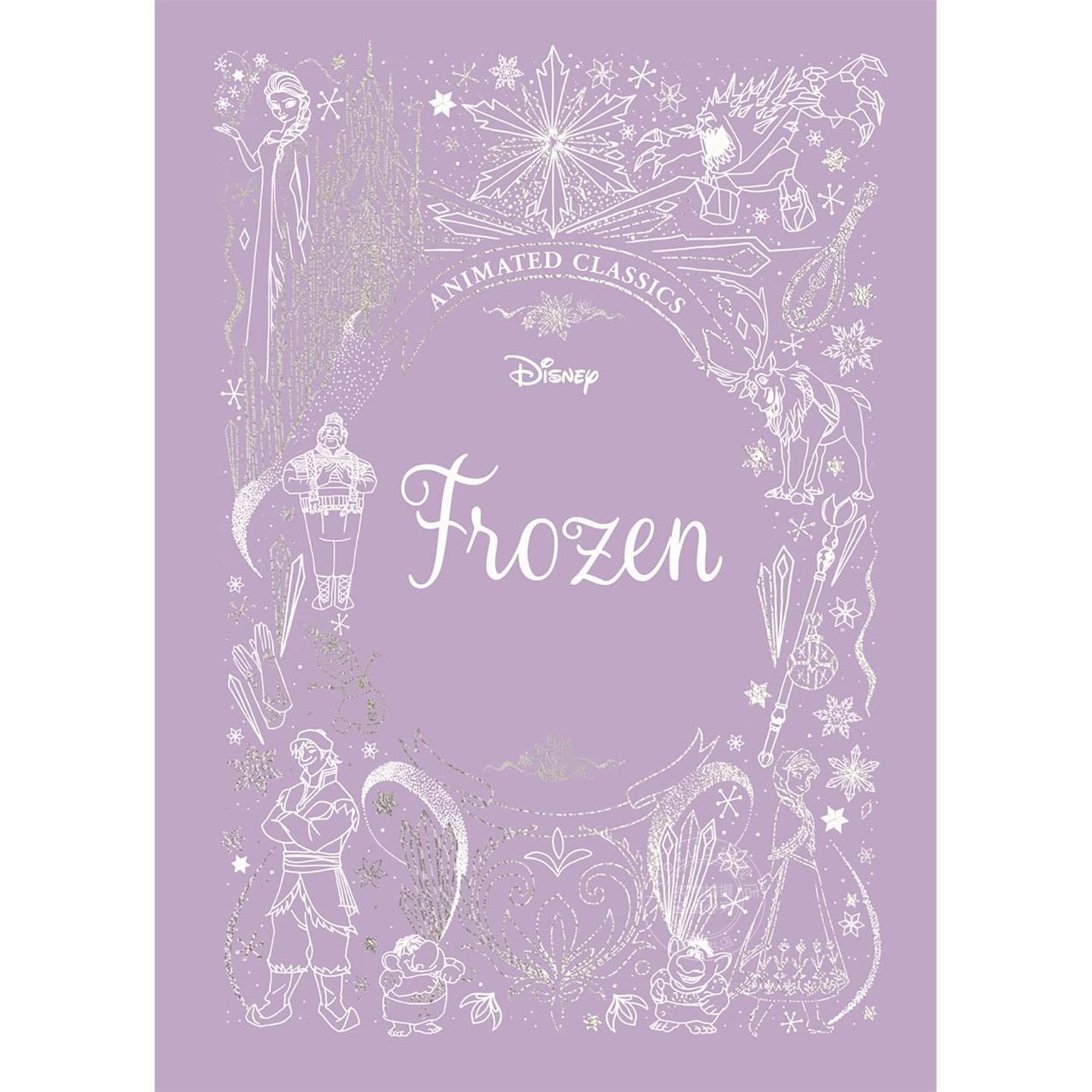 冰雪奇缘 儿童动画电影小说 迪士尼布面典藏精装版 英文原版 Frozen Disney Animated Classics 5-8岁