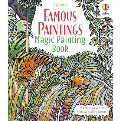 名画魔法涂色书：1 少儿色彩启蒙 狄更斯·罗茜 Dickens Rosie 英文原版 Famous Paintings Magic Painting Book：1 5-8岁