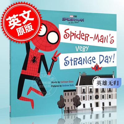 现货 蜘蛛侠:英雄无归 奇怪的一天英文原版Spider-Man:No Way Home:Spider-Man's Very Strange Day!同名电影儿童周边书Marvel漫威