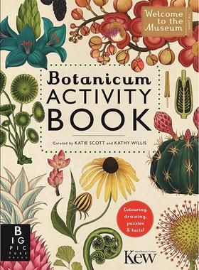 预售 欢迎来到博物馆系列 植物博物馆互动书 英文原版 Botanicum Activity Book