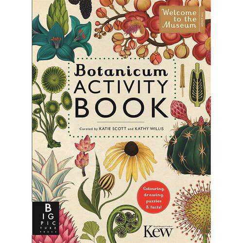 现货 欢迎来到博物馆系列 植物博物馆互动书 英文原版 Botanicum Activity Book