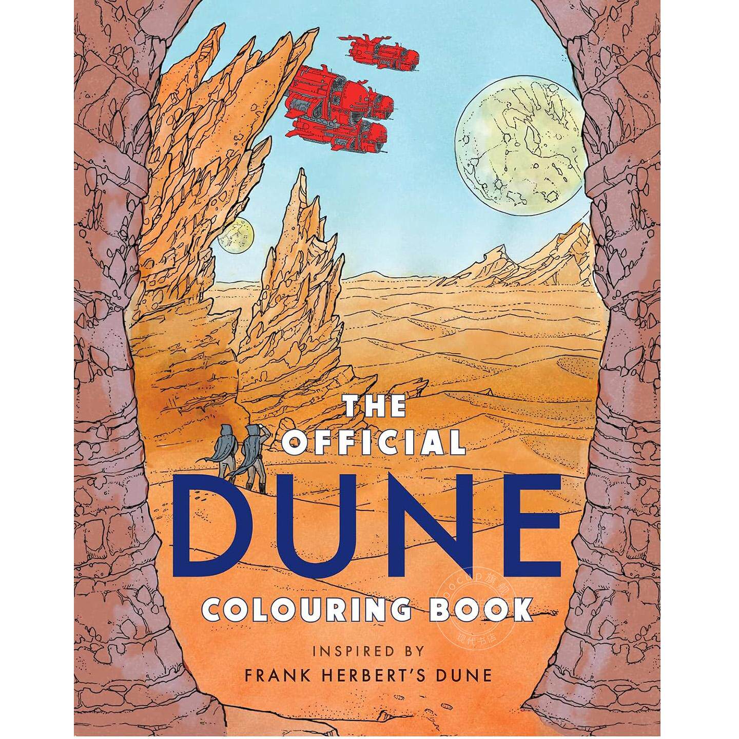 预售 沙丘官方涂色书 弗兰克·赫伯特 Frank Herbert 平装 英文原版 The Official Dune Colouring Book