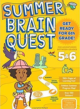 现货 大脑任务 暑期练习册 五年级至六年级 Summer Brain Quest Betwee