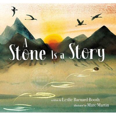 一块石头一个故事 儿童绘本故事 Leslie Barnard Booth 英文原版 A Stone Is a Story 4-8岁