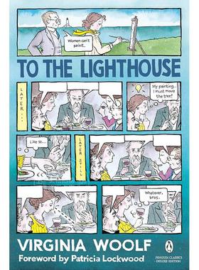 预售 岛灯塔去 弗吉尼亚伍尔夫 企鹅经典豪华毛边本 英文原版 To the Lighthouse Penguin Classics Deluxe Edition