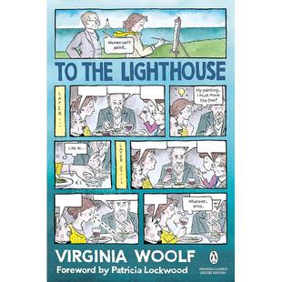 预售 岛灯塔去 弗吉尼亚伍尔夫 企鹅经典豪华毛边本 英文原版 To the Lighthouse Penguin Classics Deluxe Edition