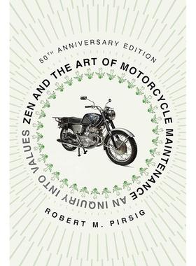 预售 禅与摩托车维修艺术 50周年版 罗伯特·梅纳德·波西格 英文原版 Zen And The Art Of Motorcycle Maintenance