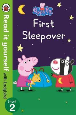 现货 英文原版Peppa Pig: First Sleepover Read It Yourself  Ladybird 粉红猪小妹佩奇 分级阅读故事书 精装绘本