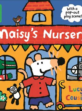 现货 小鼠波波上幼儿园 亲子互动立体游戏纸板书 英文原版 Maisy's Nursery: With a pop-out play scene 儿童英语启蒙故事绘本