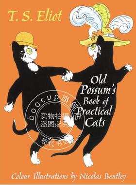 现货 擅长装扮的老猫经 插图版 艾略特 英文原版 Old Possum's Book of Practical Cats 精装 俏皮诗集 百老汇音乐剧猫的原著