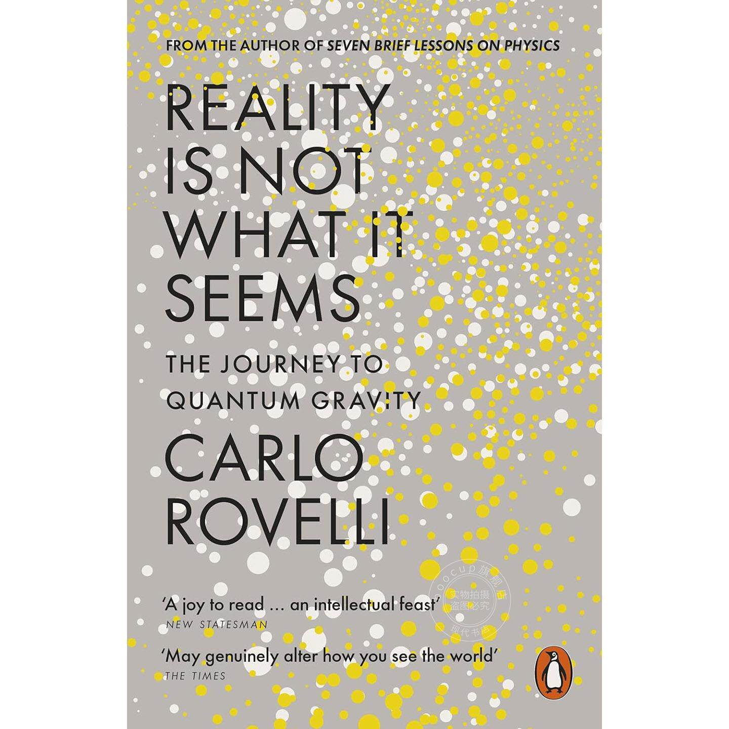 预售 现实不似你所见 量子引力之旅 卡洛·罗韦利 英文原版 Reality Is Not What It Seems: The Journey to Quantum Gravity