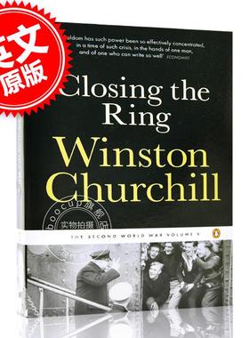 预售 英文原版 第二次世界大战回忆录 卷5 Closing the Ring : The Second World War5: Closing